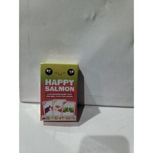 Happy Salmon Family Fun Party Card Game Exploding Kittens Kid-Adult New Sealed